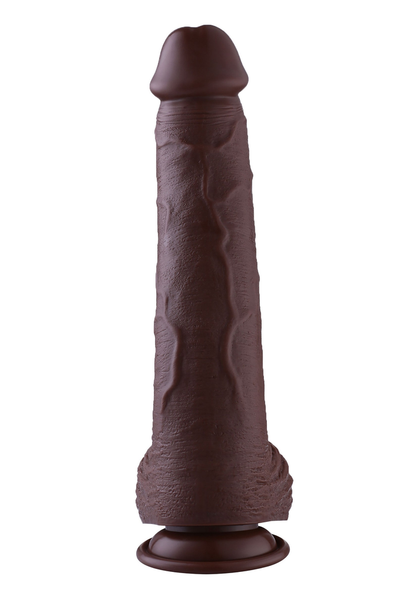 HiSmith KlicLok Dildo 32 cm BROWN - 6