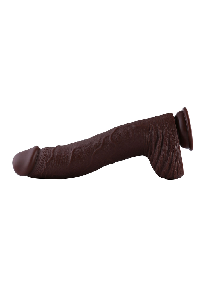 HiSmith KlicLok Dildo 32 cm BROWN - 5