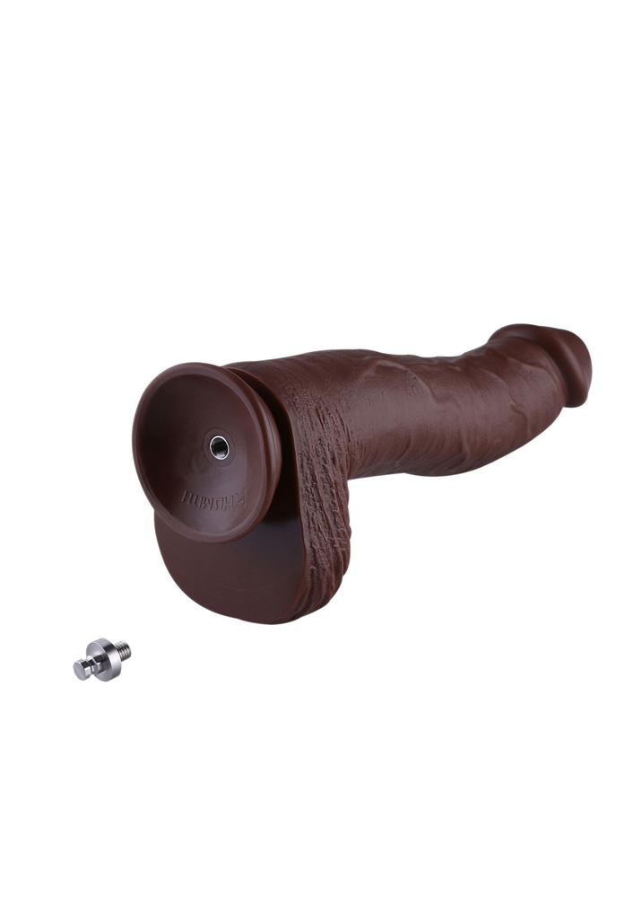 HiSmith KlicLok Dildo 32 cm BROWN - 7