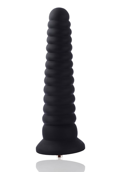 HiSmith KlicLok Dildo 25 cm BLACK - 5