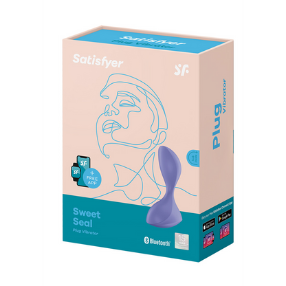 Sweet Seal - Vibrating Butt Plug - Lila Paars - 1