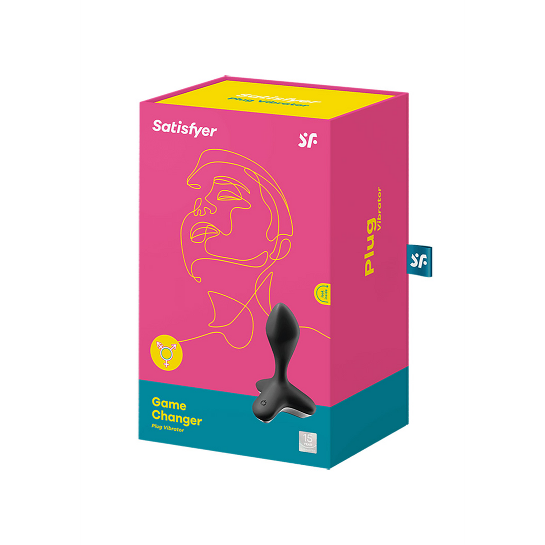 Game Changer - Vibrating Anal Plug - Black Zwart - 0