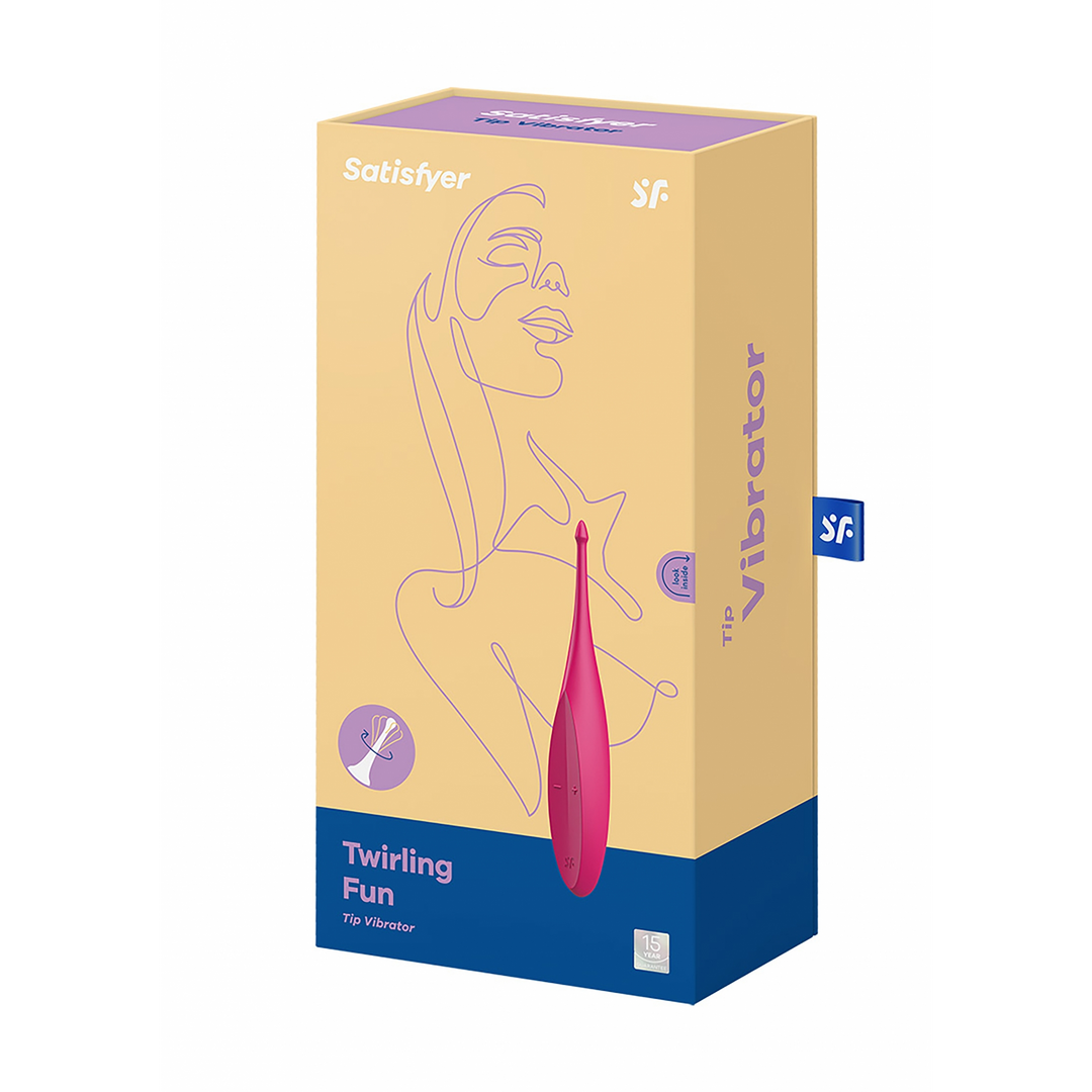 Twirling Fun - Tip Vibrator - Magenta Paars - 0