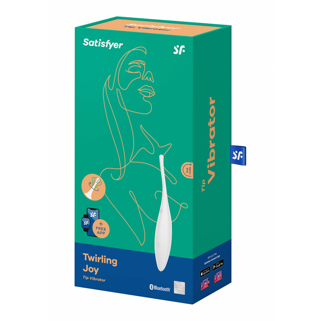 Twirling Joy - Tip Vibrator - White Wit - 3