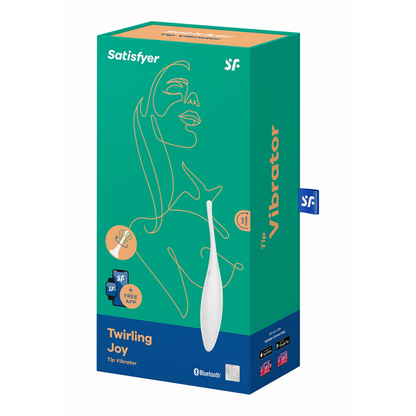 Twirling Joy - Tip Vibrator - White Wit - 3