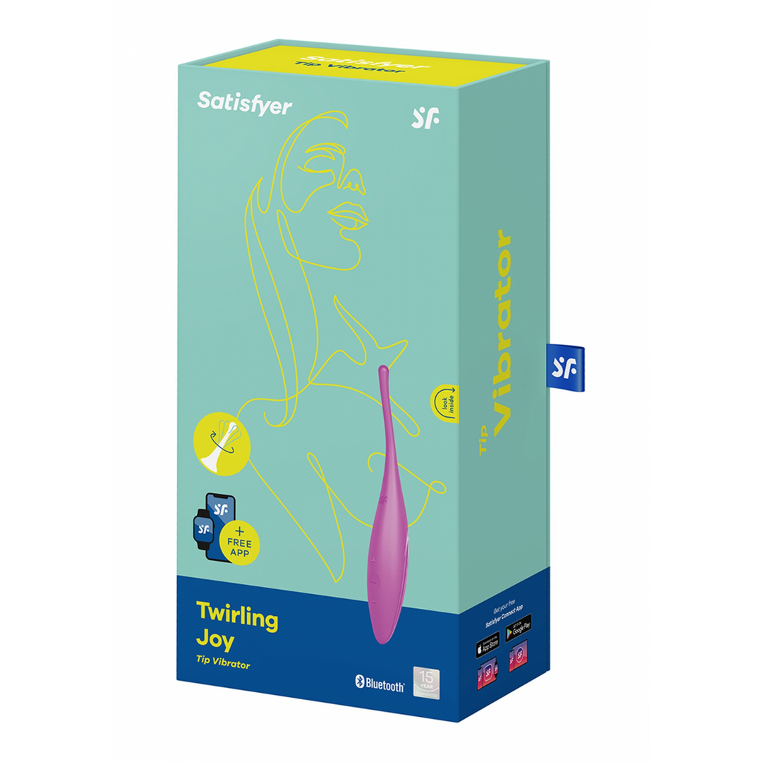 Twirling Joy - Tip Vibrator - Fuchsia Roze - 2