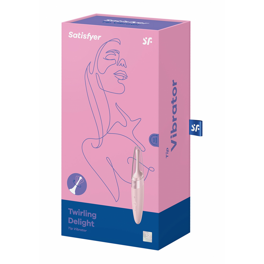 Twirling Delight - Tip Vibrator - Old Rose Roze - 0