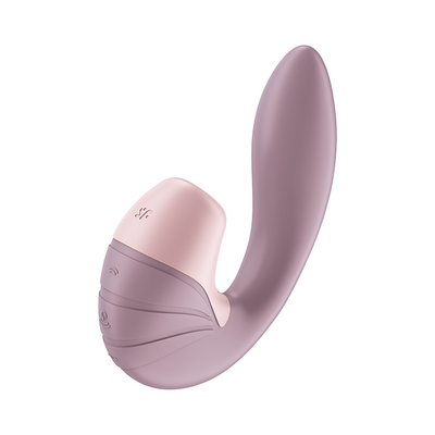 Supernova - Insertable Double Air Pulse Vibrator - Old Rose Roze - 2