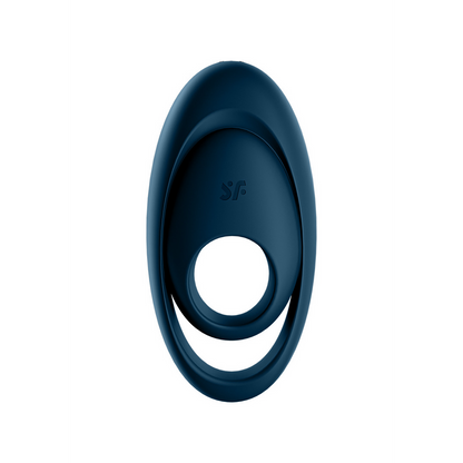 Glorious Duo Ring - Vibrating Cockring with Double Strap - Dark Blue Blauw - 2