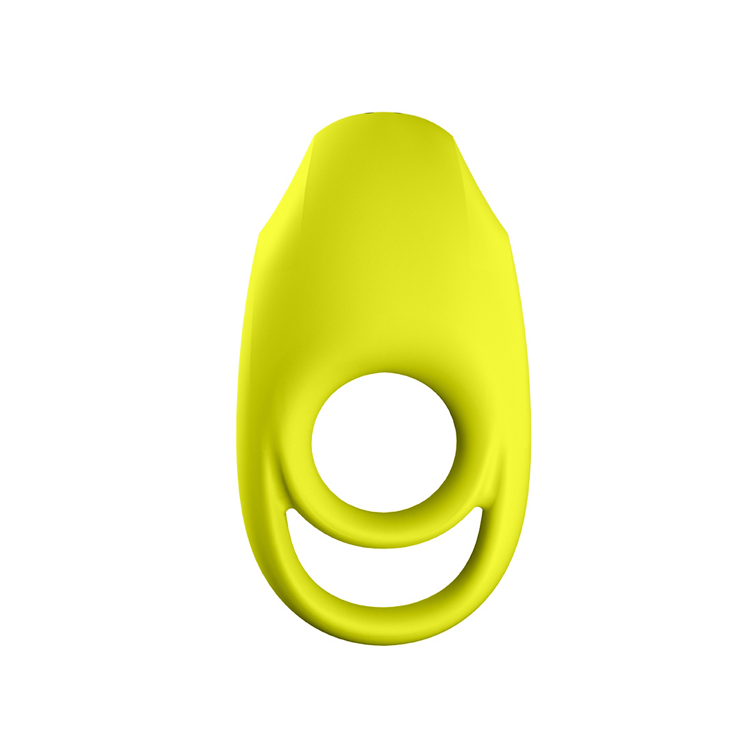 Spectacular - Double Strap Vibrating Cockring - Neon Green Groen - 4