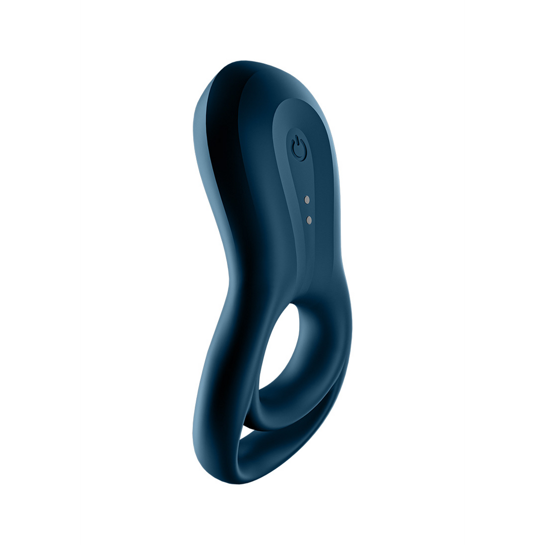 Epic Duo Ring - Double Ring Vibrating Cockring - Dark Blue Blauw - 0