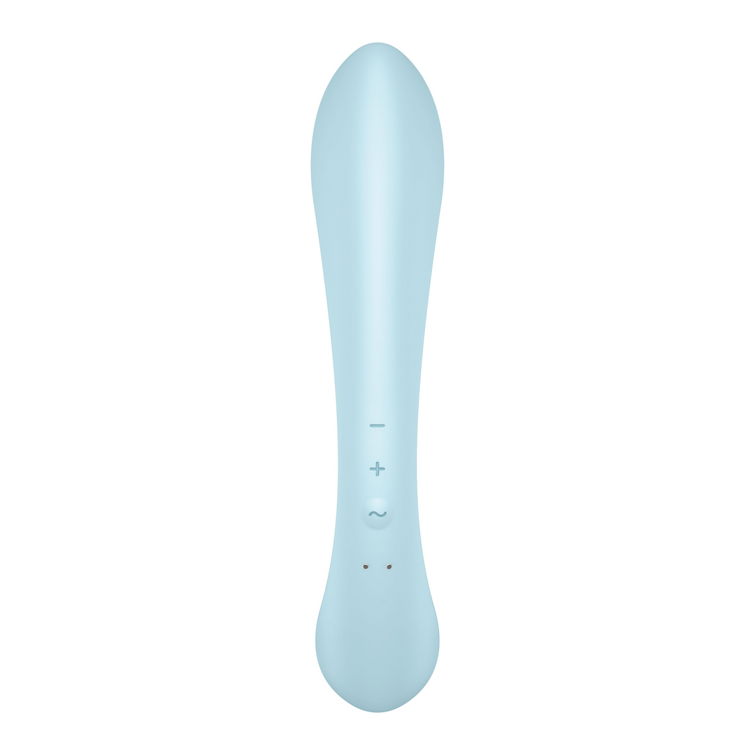 Triple Oh - Rabbit Vibrator - Light Blue Blauw - 3