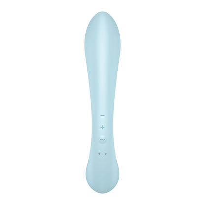 Triple Oh - Rabbit Vibrator - Light Blue Blauw - 3