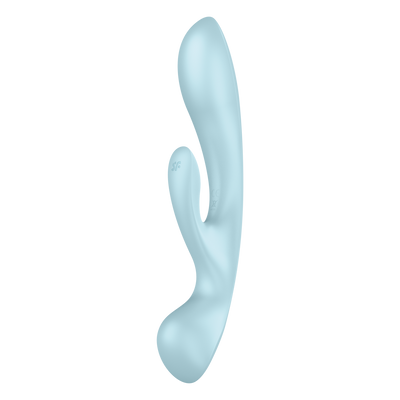 Triple Oh - Rabbit Vibrator - Light Blue Blauw - 2