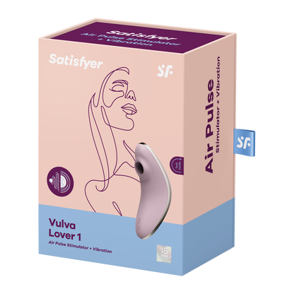 Vulva Lover 1 - Double Air Pulse Vibrator - Violet Roze - 3