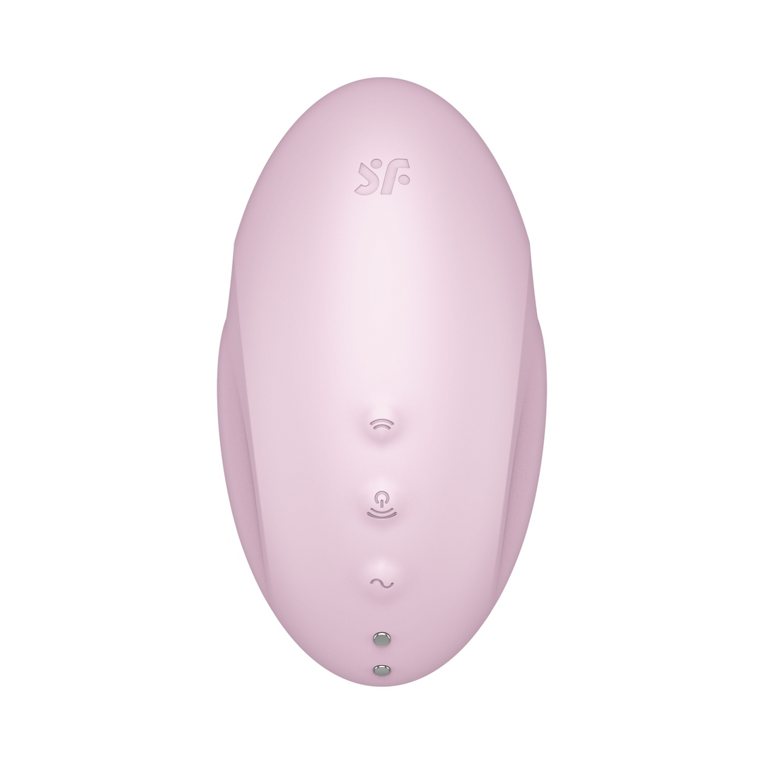 Vulva Lover 3 - Double Air Pulse Vibrator - Pink Rood - 0