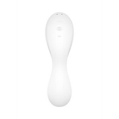 Curvy 5Plus - Air Pulse Stimulator and Vibration - White Wit - 0