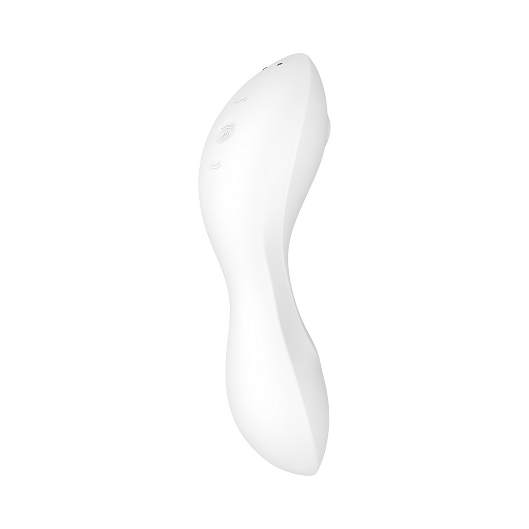 Curvy 5Plus - Air Pulse Stimulator and Vibration - White Wit - 4