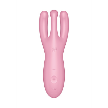 Threesome 4Plus - Lay-on Vibrator with App - Pink Roze - 1