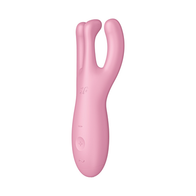 Threesome 4Plus - Lay-on Vibrator with App - Pink Roze - 2