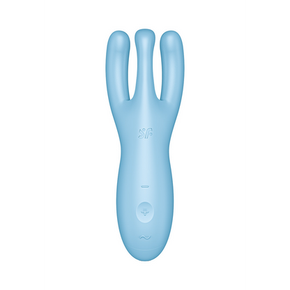 Threesome 4Plus - Lay-on Vibrator with App - Blue Blauw - 2