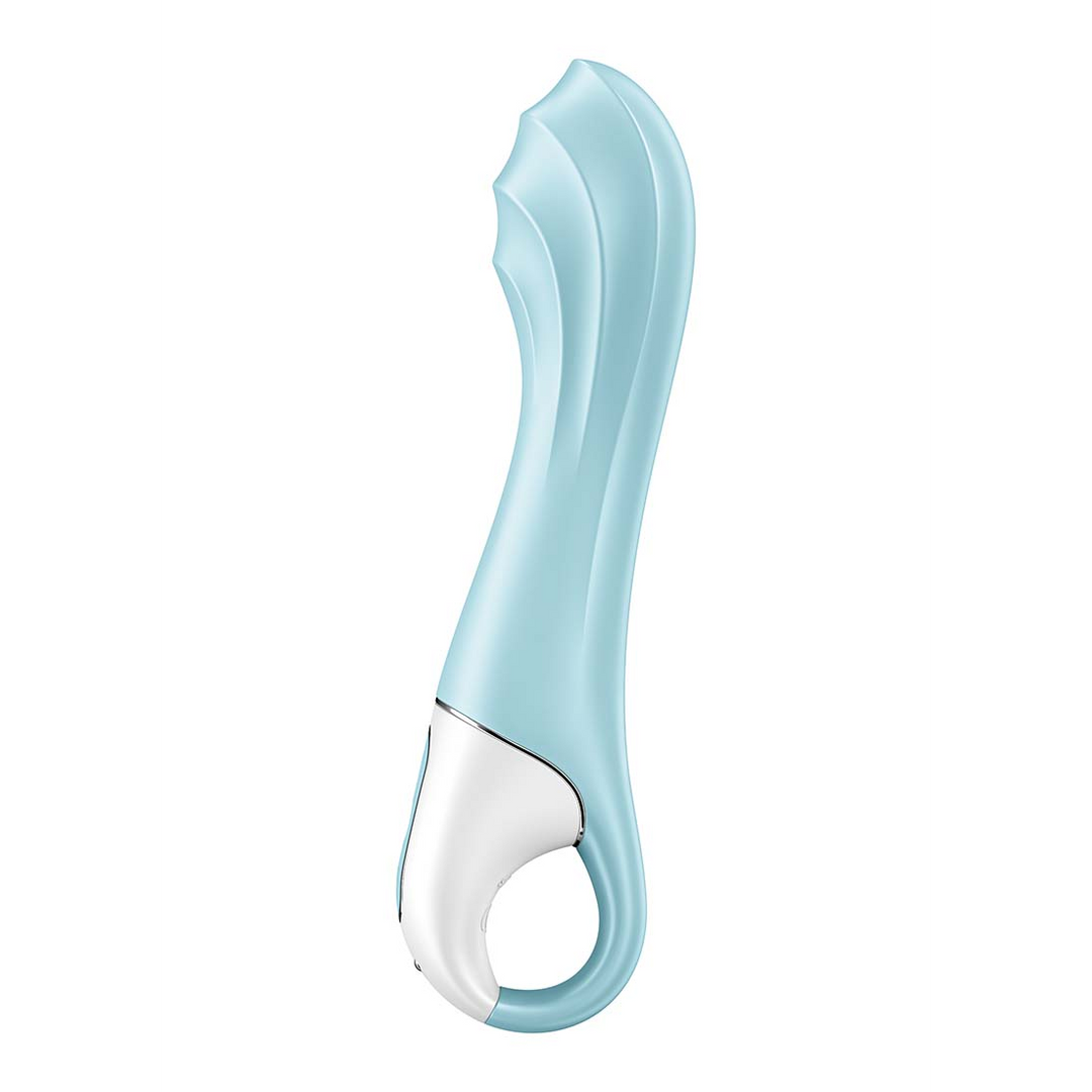 Air Pump Vibrator 5 - Inflatable Vibrator - Blue Blauw - 0