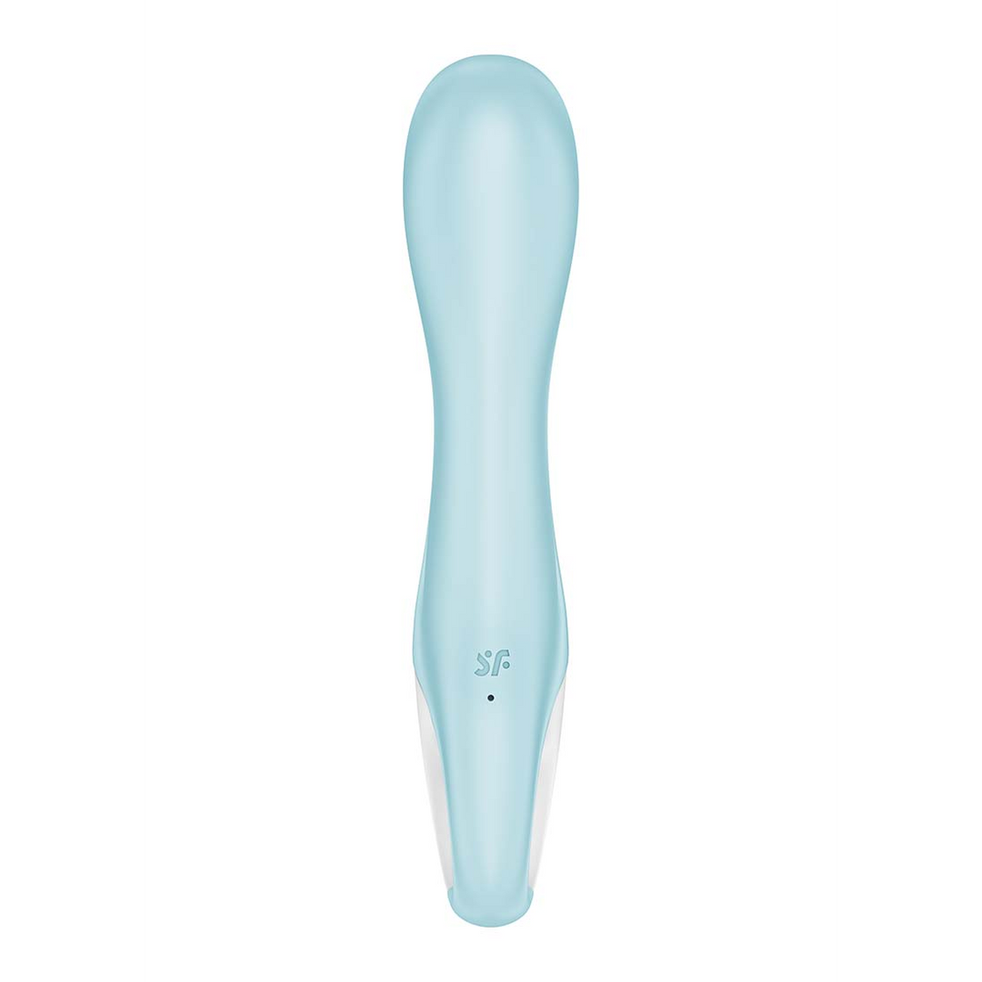 Air Pump Vibrator 5 - Inflatable Vibrator - Blue Blauw - 1