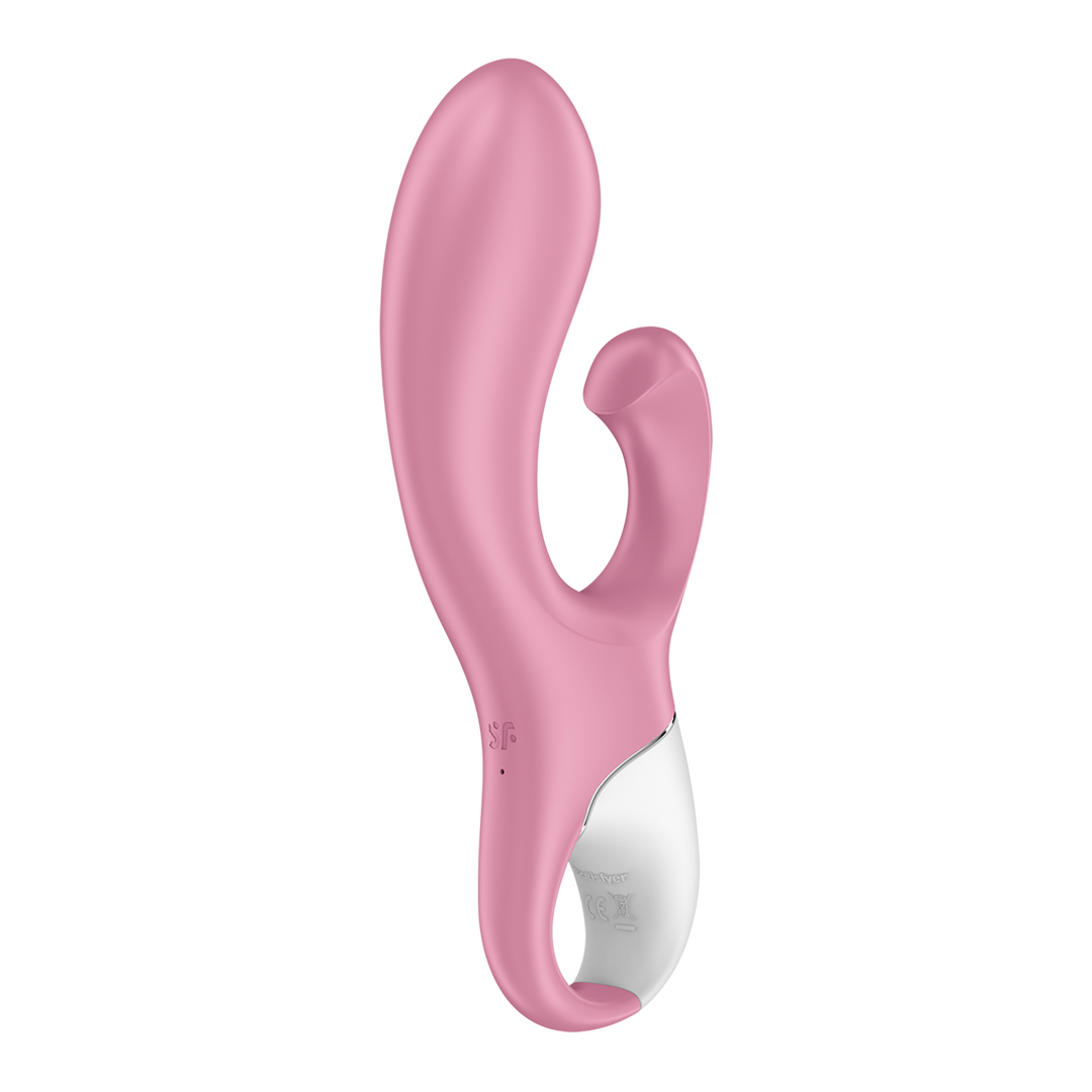 Air Pump Bunny 2 - Inflatable Rabbit Vibrator - Light Red Rood - 3