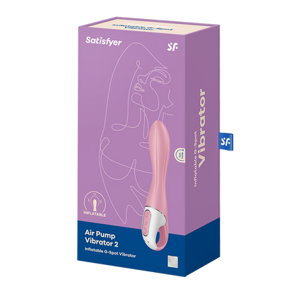 Air Pump Vibrator 2 - Inflatable Vibrator - Light Red Rood - 1