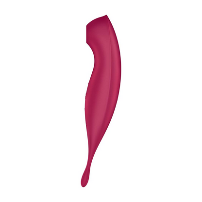 Twirling Pro - Tip Vibrator with App - Dark Red Rood - 1