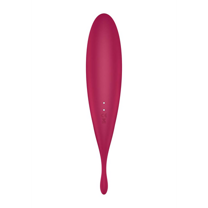 Twirling Pro - Tip Vibrator with App - Dark Red Rood - 4