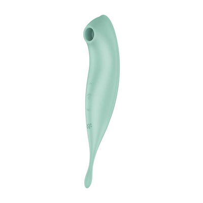 Twirling Pro - Tip Vibrator with App - Mint Groen - 0