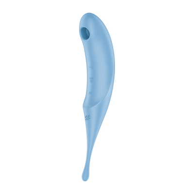 Twirling Pro - Tip Vibrator with App - Blue Blauw - 0