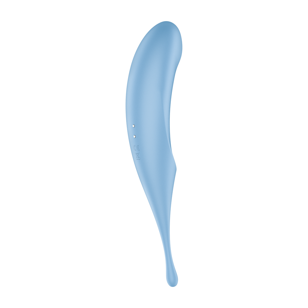 Twirling Pro - Tip Vibrator with App - Blue Blauw - 2