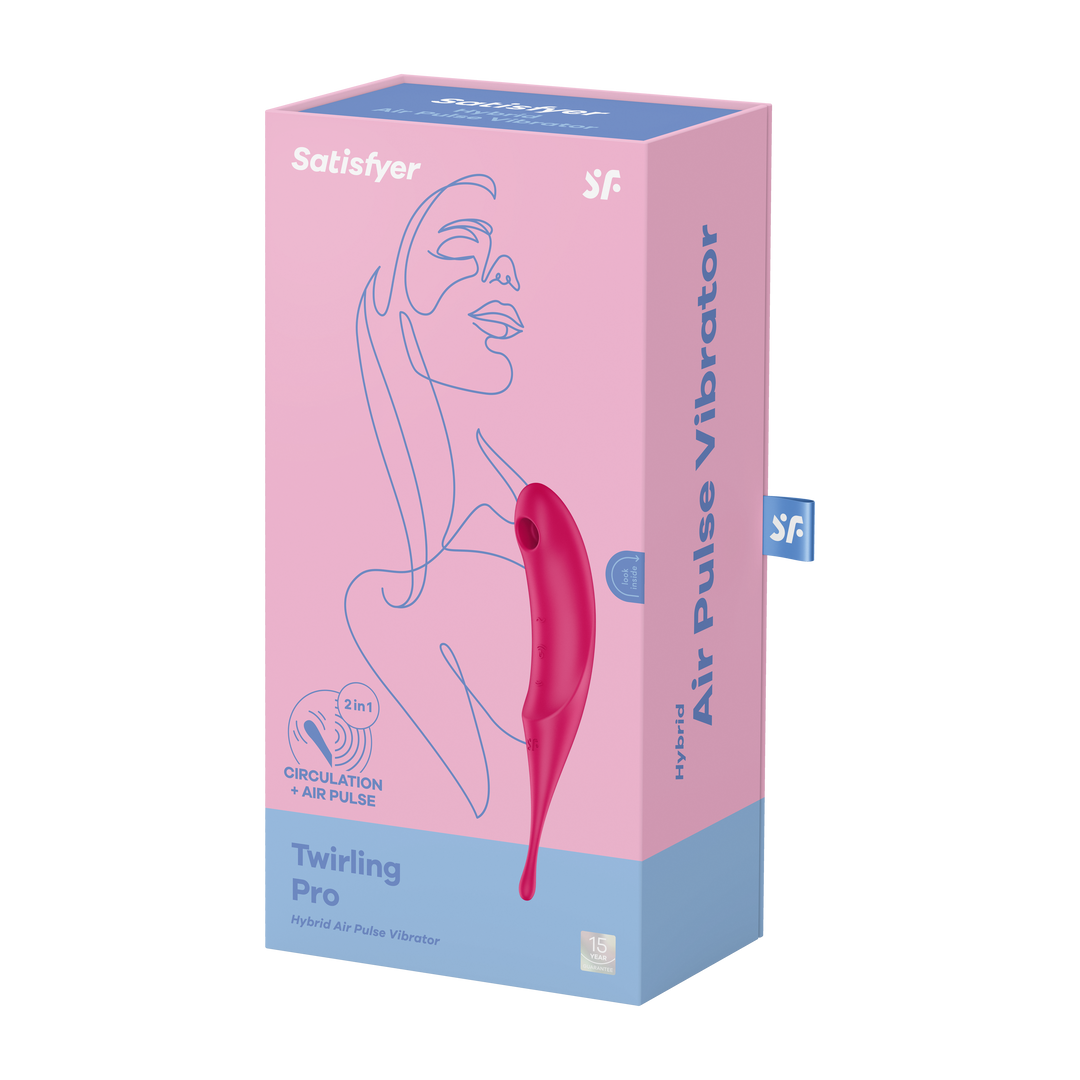 Twirling Pro - Tip Vibrator with App - Red Rood - 3