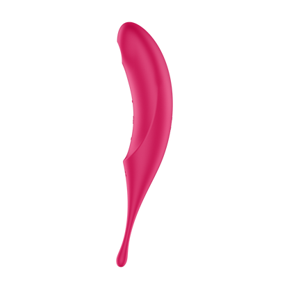 Twirling Pro - Tip Vibrator with App - Red Rood - 1