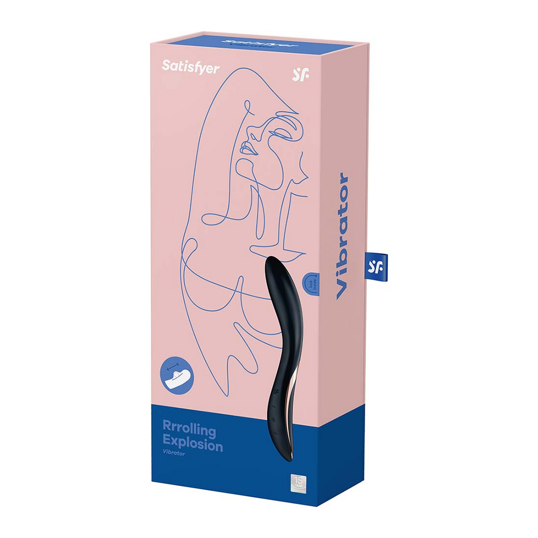 Rrolling Explosion - Classic Vibrator Zwart - 2