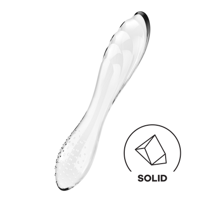 Dazzling Crystal 1 - Glass Dildo - Transparent Transparant - 0