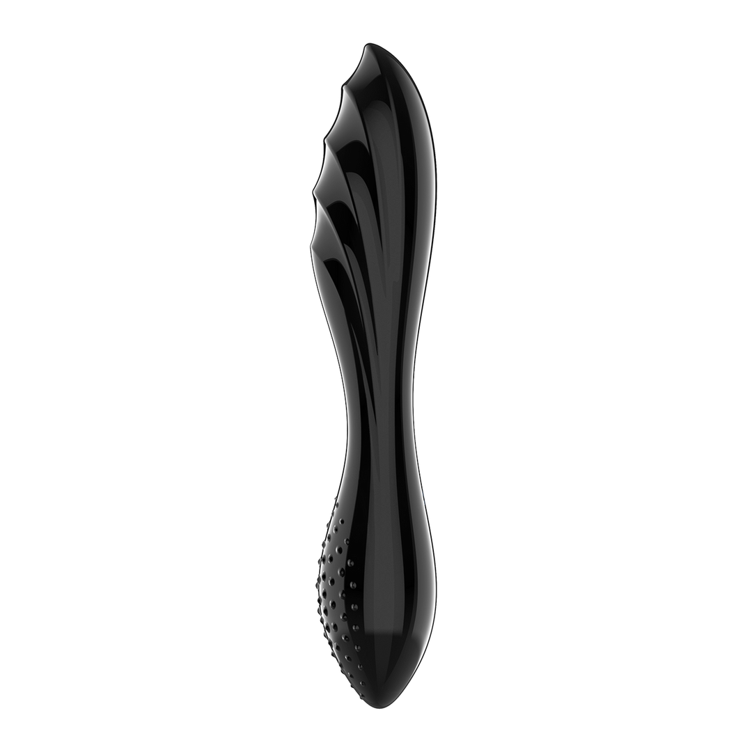 Dazzling Crystal 1 - Glass Dildo - Black Blauw - 1