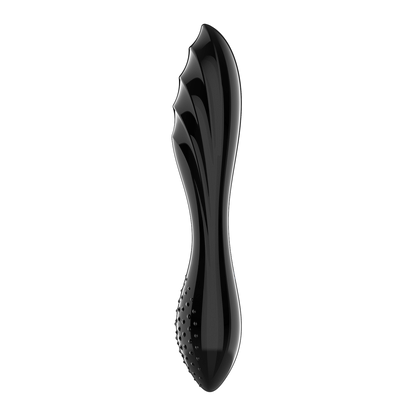 Dazzling Crystal 1 - Glass Dildo - Black Blauw - 1