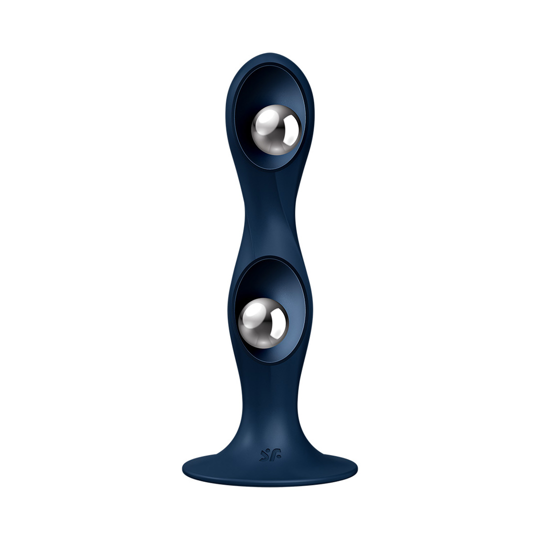 Double Ball-R - Weighted Dildo - Dark Blue Blauw - 3