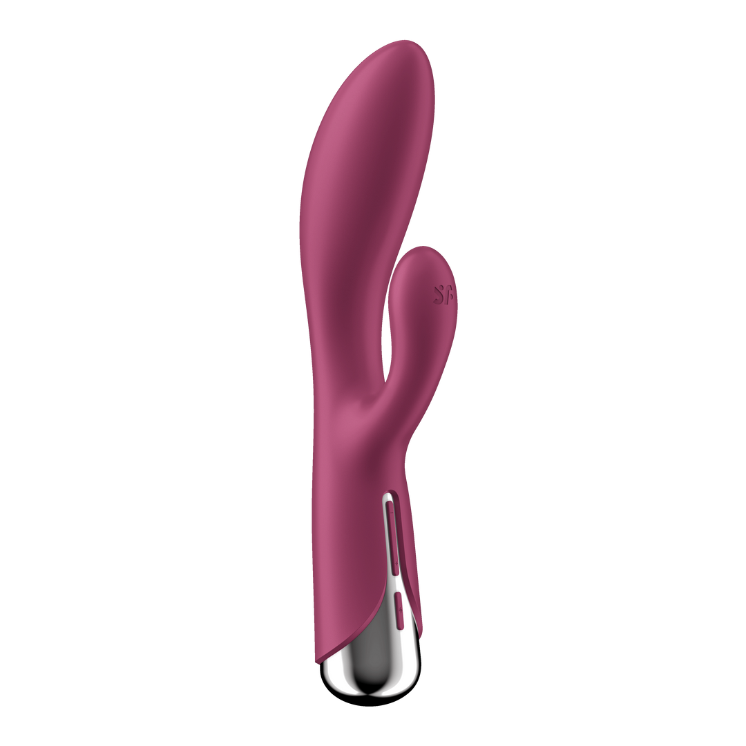 Spinning Rabbit 1 - Rotating Rabbit Vibrator - Red Rood - 0