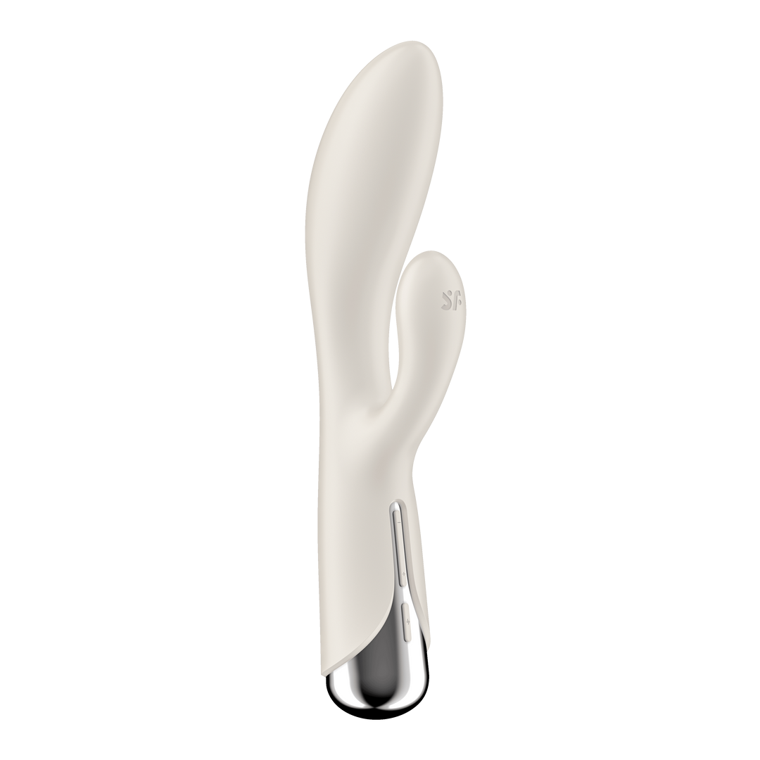 Spinning Rabbit 1 - Rotating Rabbit Vibrator - Beige Wit - 0