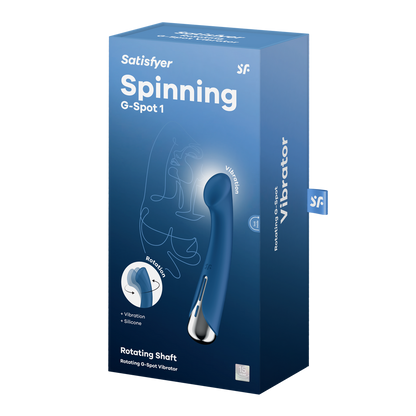 Spinning G-Spot 1 - Rotating G-Spot Vibrator - Blue Blauw - 2