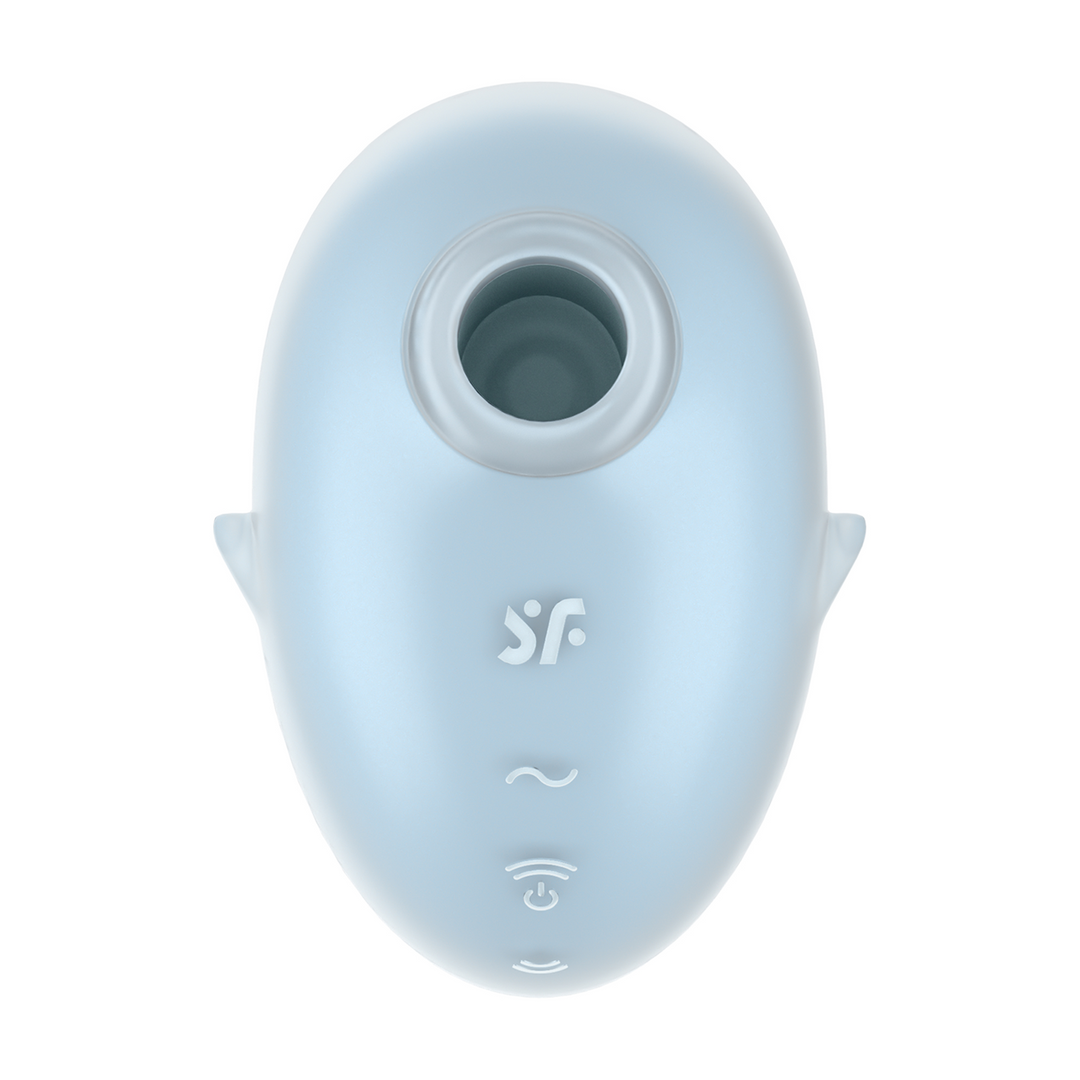 Cutie Ghost - Air Pulse Vibrator - Blue Blauw - 5