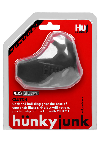 Hunkyjunk Clutch Cock & Ball Sling BLACK - 0