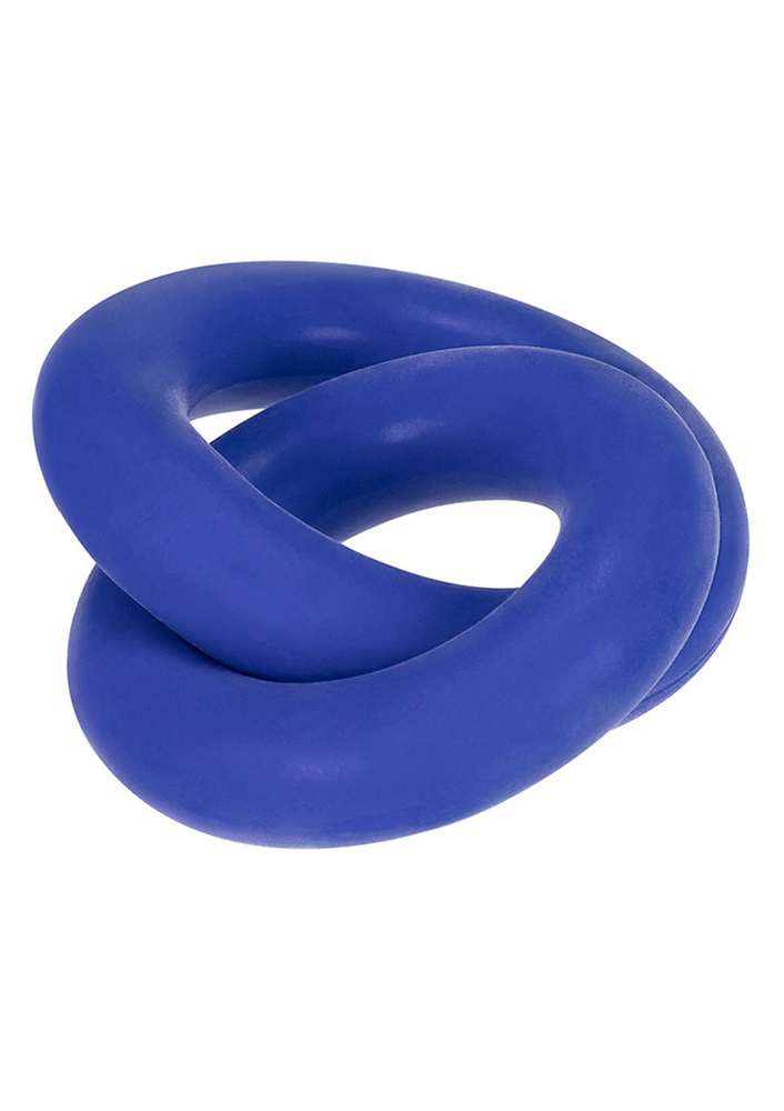 Duo Linked Cock & Ball Rings BLUE - 0
