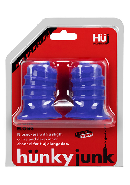 Hunkyjunk Elong Nipple Suckers BLUE - 2