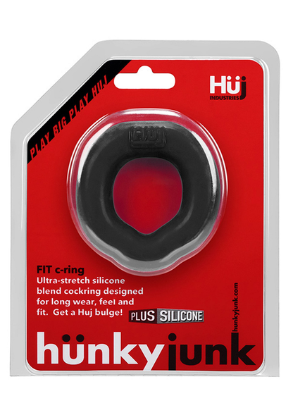 Hunkyjunk Fit Ergo Shaped Cockring BLACK - 2