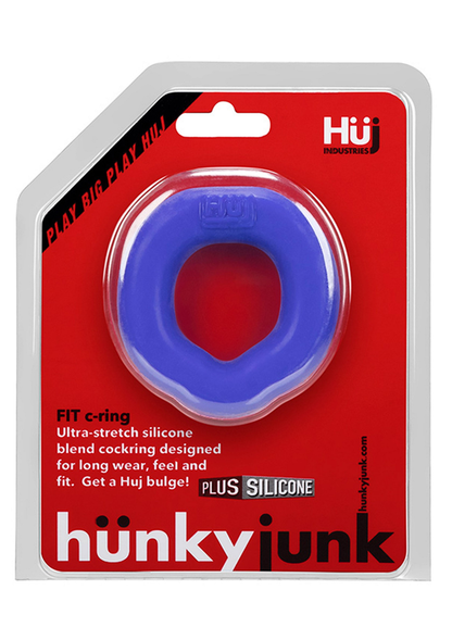 Hunkyjunk Fit Ergo Shaped Cockring BLUE - 1